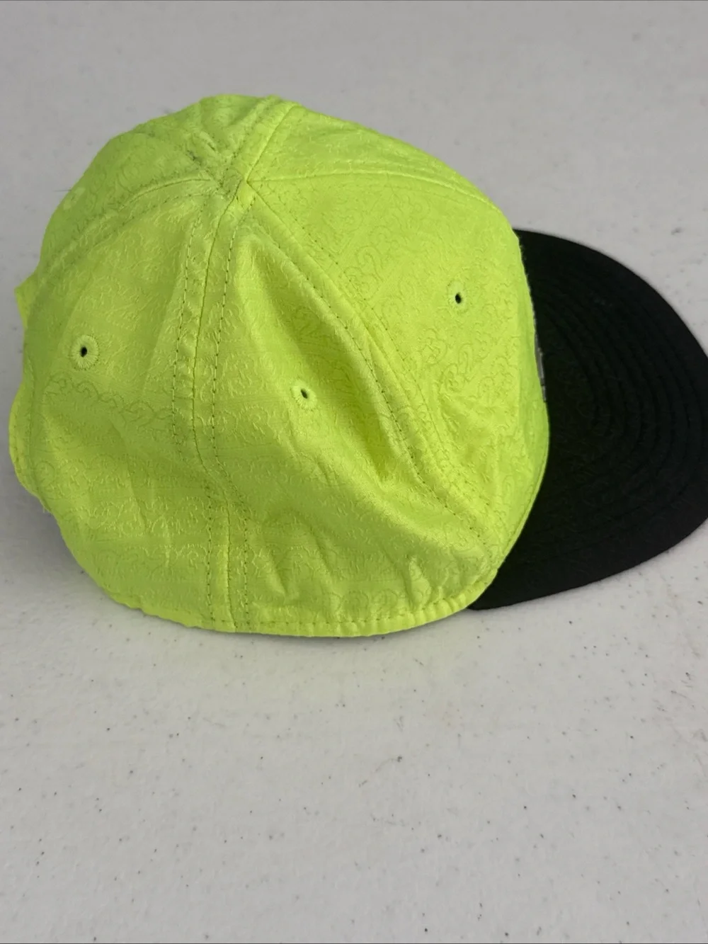 Jordan Toddler Kids Neon Yellow & Black Jumpman Hat